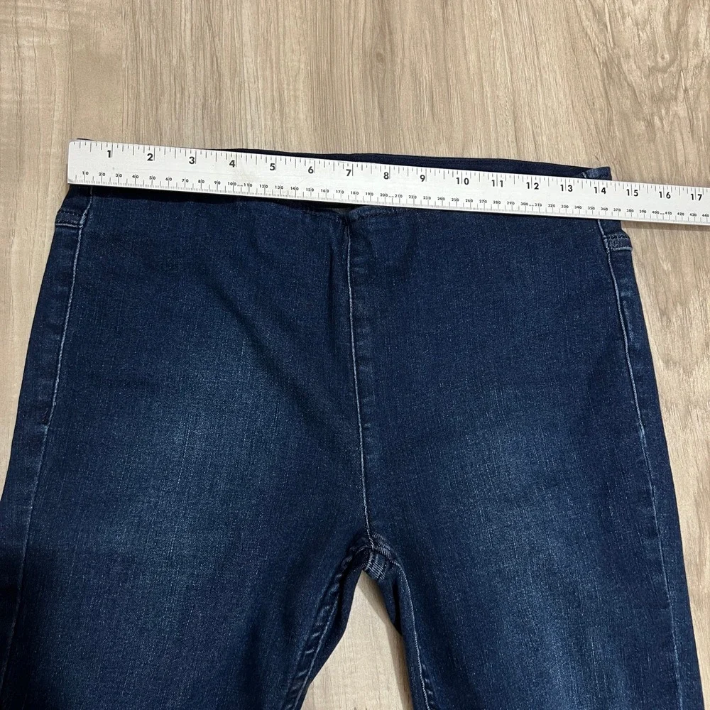 We The Free Free People Penny Pull On Flare Jeans Dark Wash Womens Size 28